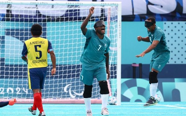 Candeense Jefinho marca golaço e Brasil conquista bronze no futebol de cegos