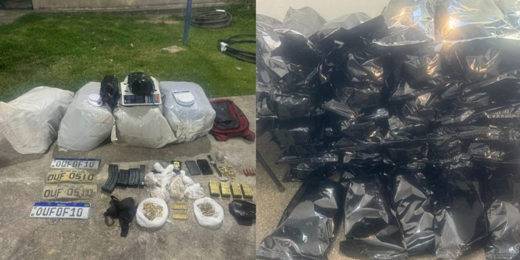 GOLAÇO DA RONDESP: PM apreende grande quantidade de drogas e munições no São Gonçalo do Retiro