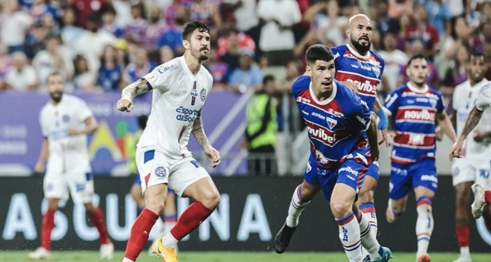 Jogando no Castelão, Bahia é goleado pelo Fortaleza e vê tabu permanecer