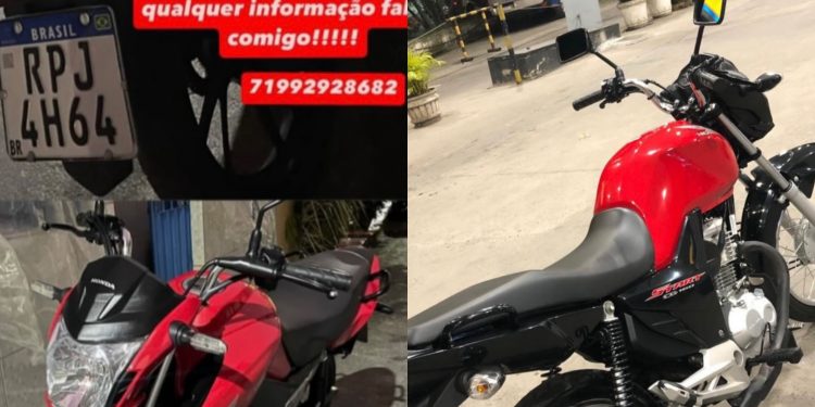 Duas motos são furtadas em Candeias nesta sexta-feira (27)