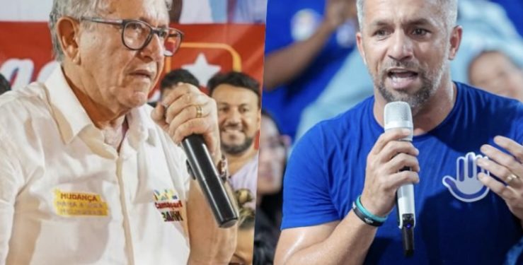 Flávio aparece com 50,8% e Caetano com 49,2% dos votos válidos em 1ª pesquisa