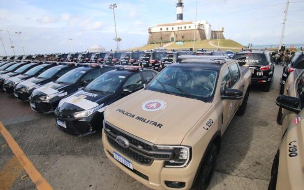 Forças de segurança da Bahia ganham novas viaturas em semana com recorde de mortes violentas