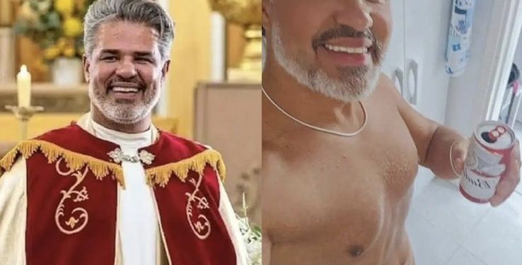 Padre é afastado de diocese após vazamento de fotos íntimas com outros homens e expondo genitália
