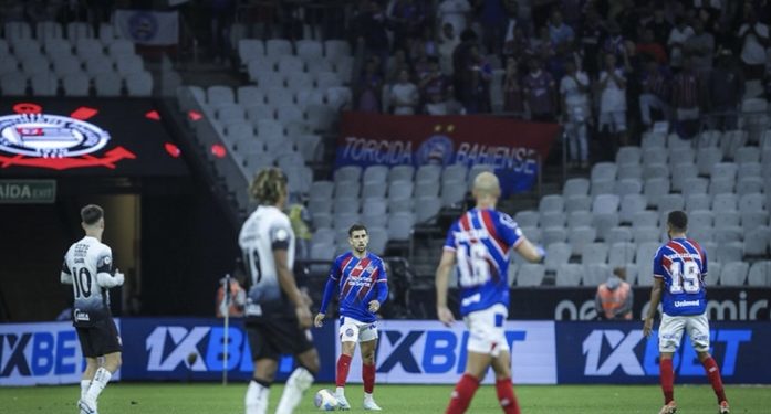 Bahia sofre com falhas individuais e perde para o Corinthians fora de casa