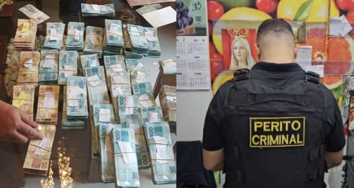 Polícia Civil deflagra operação e encontra R$ 700 mil em dinheiro e arma em casa de luxo em Porto Seguro