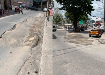 Moradores reclamam de buracos, falta de água e reparos mal feitos pela Embasa