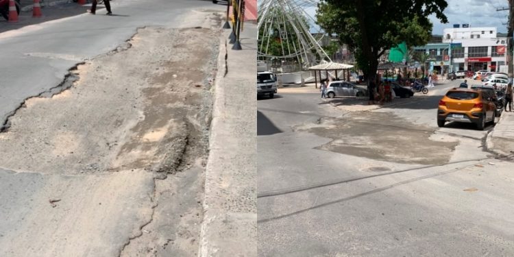 Moradores reclamam de buracos, falta de água e reparos mal feitos pela Embasa