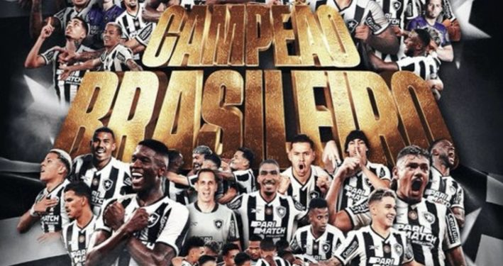 Botafogo é campeão do Campeonato Brasileiro após 29 anos de jejum