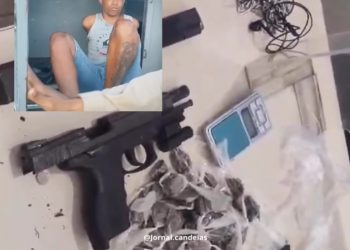 VULGO COCO: Homem é preso com pistola 9mm e carregador alongado em Candeias 