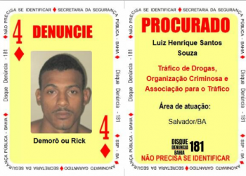 SSP atualiza Baralho do Crime pela última vez em 2024, com entrada de líder de facção