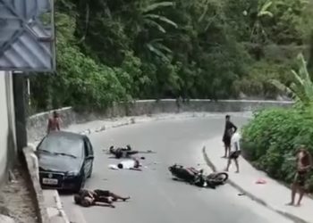 “Colisão Entre Motos Deixa Dois Jovens Gravemente Feridos em São Francisco do Conde”