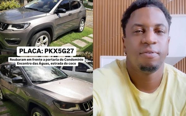 Humorista Dum Ice é assaltado na Estrada do Coco e bandidos levam carro da namorada dele