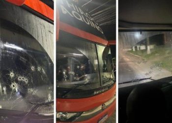 Ônibus da banda de Thiago Aquino é atingido por tiros em tentativa de assalto na Bahia