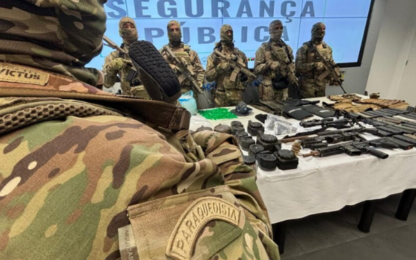 Forças de segurança apreendem mais de 6 mil armas em 2024, com recorde de fuzis