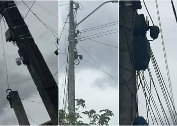 Rondesp Leste descobre esquema de vigilância feito por criminosos e remove câmeras clandestinas em Feira de Santana