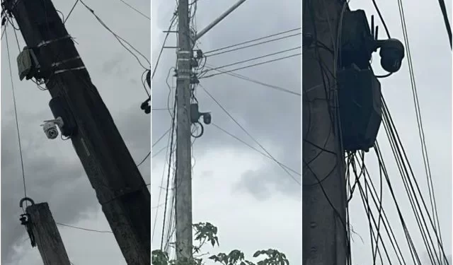 Rondesp Leste descobre esquema de vigilância feito por criminosos e remove câmeras clandestinas em Feira de Santana