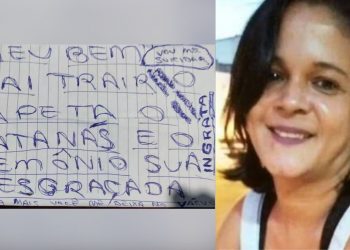 “VAI TRAIR O CAPETA”: mulher é executada com tiro no pescoço e bilhete é deixado ao lado do corpo no interior da Bahia