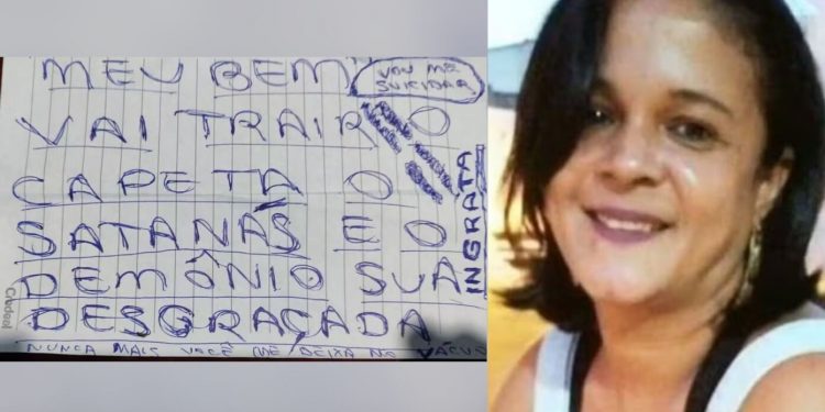 “VAI TRAIR O CAPETA”: mulher é executada com tiro no pescoço e bilhete é deixado ao lado do corpo no interior da Bahia