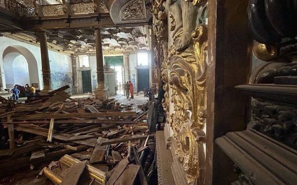 Desabamento em igreja no Pelourinho foi causado por cupins e falta de manutenção, diz restaurador