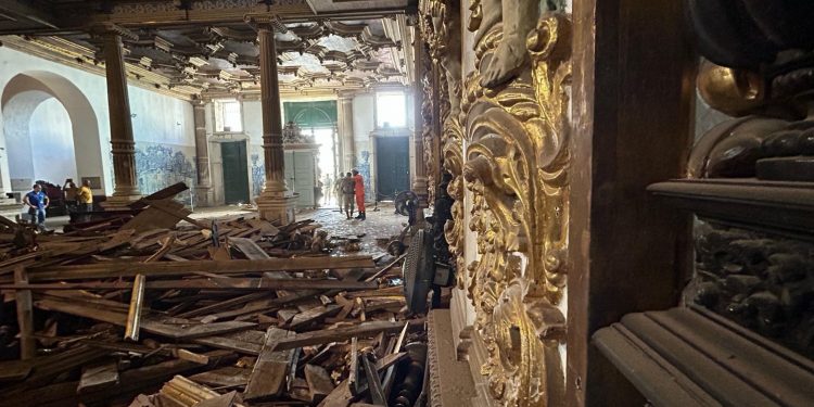 Um mês após acidente, Igreja de São Francisco recebe R$ 1,3 milhão para reparos