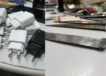 SOBERANIA CACAUEIRA: Pente-fino na cadeia de Itabuna apreende mais de 150 itens proibidos