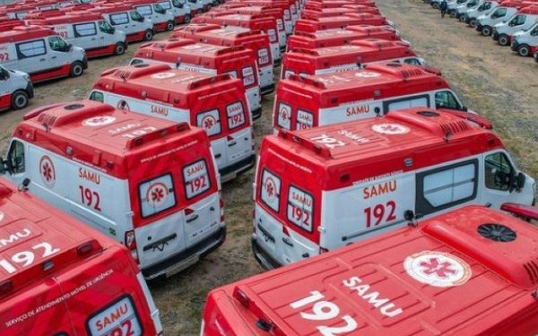 Governo entrega 156 novas ambulâncias do Samu para 114 municípios; 35 para a Bahia