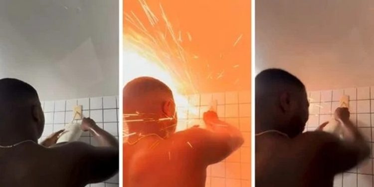 Ex-BBB Davi Brito causa explosão ao trocar chuveiro elétrico