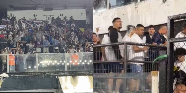 Torcedores do Bahia são alvo de agressões na Vila Belmiro: “Vão comer acarajé, seus macumbeiros”