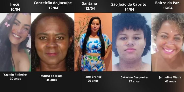FEMINICÍDIOS NA BAHIA: estado registra 5 casos e uma tentativa em apenas uma semana