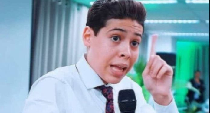 Pastor mirim Miguel Oliveira é proibido de fazer pregações; saiba o motivo