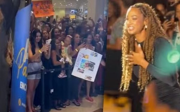 Aline Patriarca se emociona em encontro com fãs em Salvador: ‘Vocês são surreais’