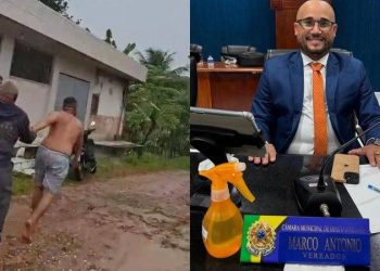 Dias d’Áavila: Vereador surta e tentar atacar vizinhos com uma faca