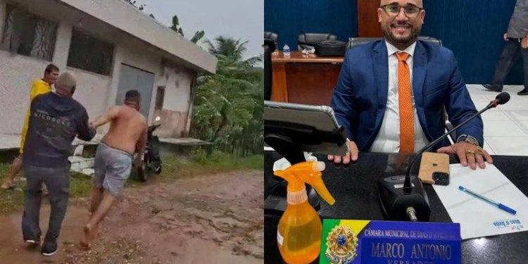 Dias d’Áavila: Vereador surta e tentar atacar vizinhos com uma faca