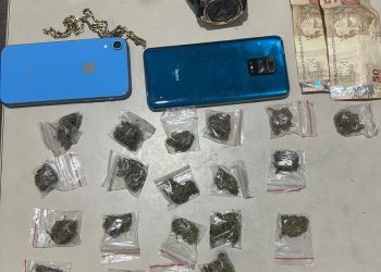 Vulgo “Ciclope” é flagrado em versão traficante no acesso à URBIS 1 e acaba com a visão comprometida… pela lei!