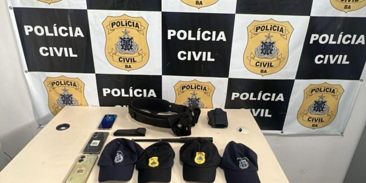 Falso policial civil é preso por crimes de extorsão e usurpação da função pública em cidade da Bahia