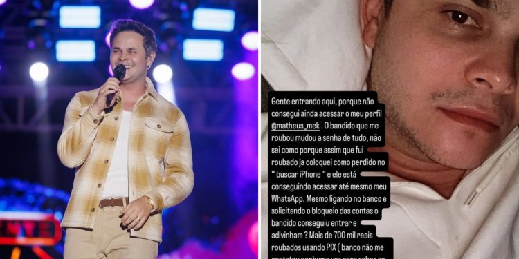 Matheus, dupla de Kauã, é assaltado e tem prejuízo de mais de R$ 700 mil