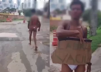 Traficantes obrigam homem a desfilar de ‘fio dental’ após roubar motoristas por aplicativo no Bairro da Paz