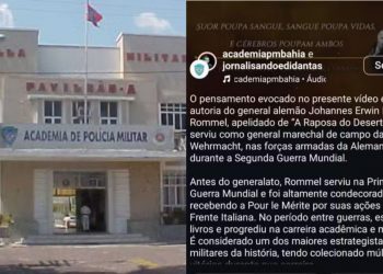 Academia da PM-BA é alvo de apuração após uso de frase de oficial do nazismo