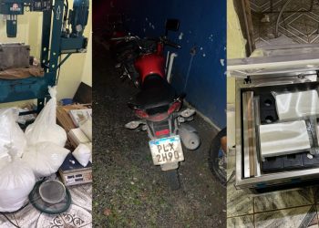 PM localiza laboratório de drogas e apreende mais de 90 kg de cocaína em Monte Gordo