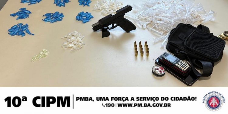 PETO apreende segunda arma de fogo em menos de 24h; homem é suspeito de vários homicídios em Candeias