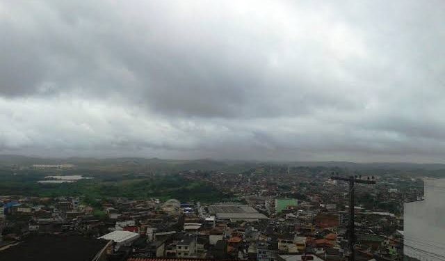 Final de semana em Candeias terá tempo nublado e chances de chuva fraca
