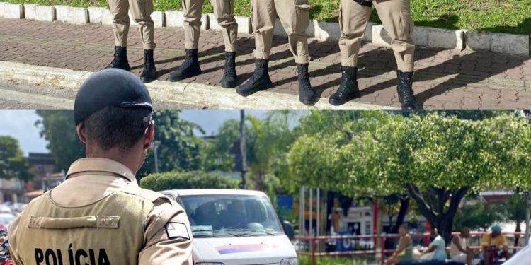 Futuros soldados da 10ª CIPM iniciam estágio operacional nas ruas