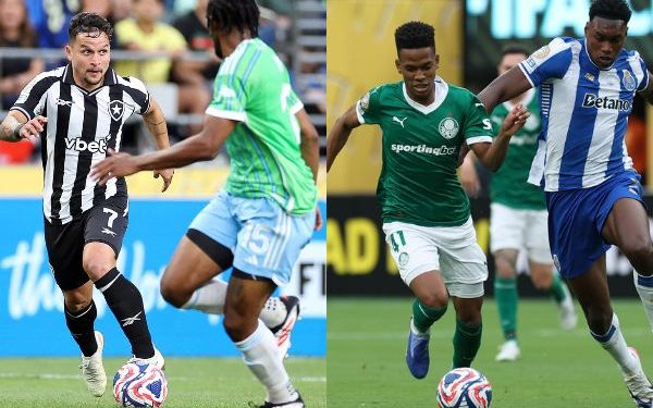 Veja como foi as estreias de Botafogo e Palmeiras na Copa do Mundo de Clubes