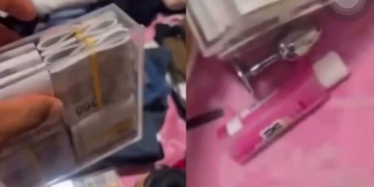 Plug anal e malote de dinheiro falso roubam a cena em malas de Davi Brito para viagem; veja vídeo