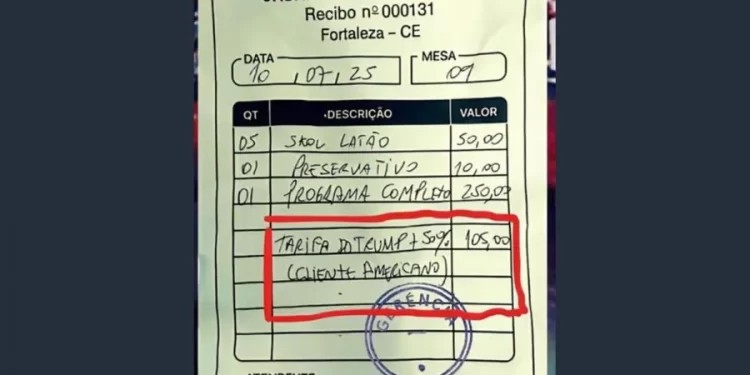 Cabaré cobra ‘Taxa do Trump’ para turista dos EUA