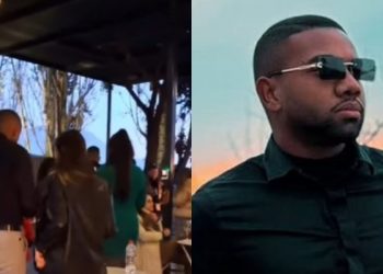 Davi Brito é visto em clima de romance com morena misteriosa no Chile