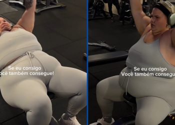 Após emagrecer mais de 50 kg, Thais Carla brinca nas redes sociais: ‘quero ver acompanhar meu treino’