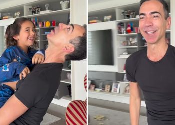 César Tralli comemora aniversário da filha com mensagem emocionante: ‘Eu amo ser pai’
