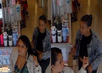 LIGEIRINHAS: Dupla é flagrada furtando celulares em loja de Candeias