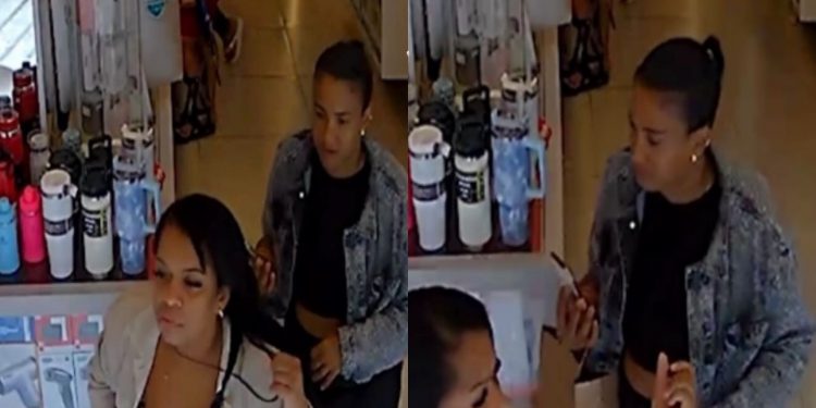 LIGEIRINHAS: Dupla é flagrada furtando celulares em loja de Candeias